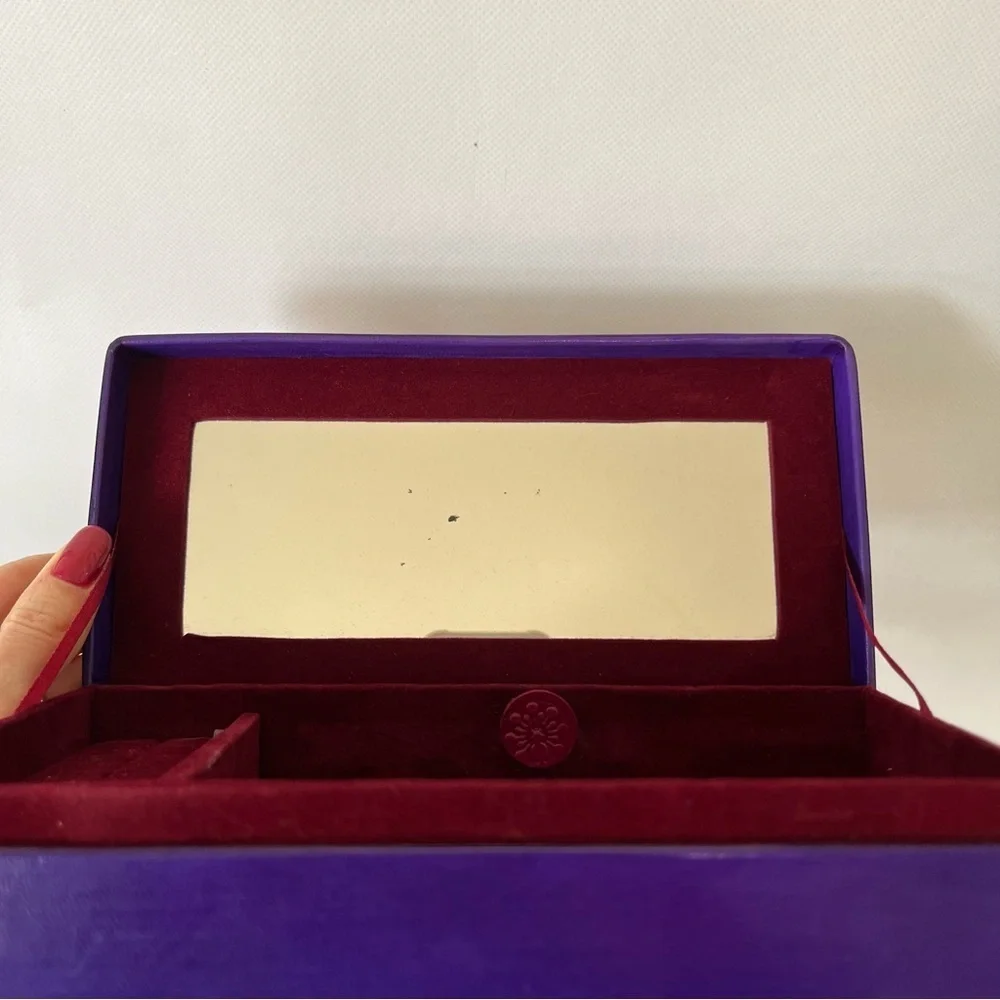 Vintage purple orange